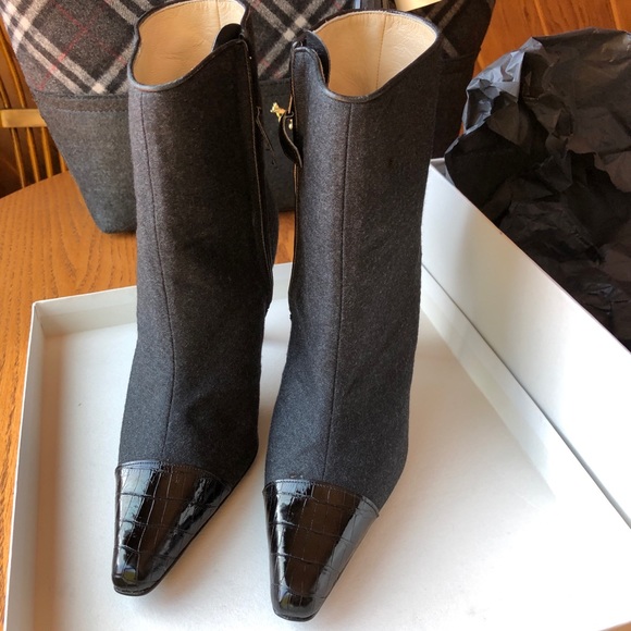 VTG Stilletto Ankle Boots, Made In Italy NWOT - Picture 2 of 7